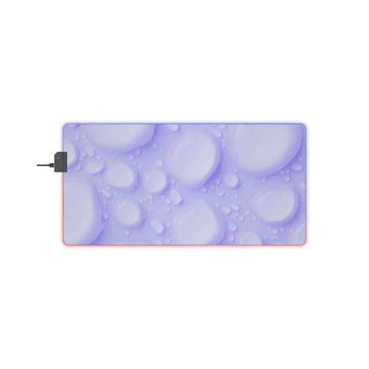 Gaming LED Desk Mat – Lilac Dew