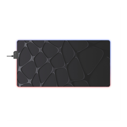 Gaming LED Desk Mat – Night Scale