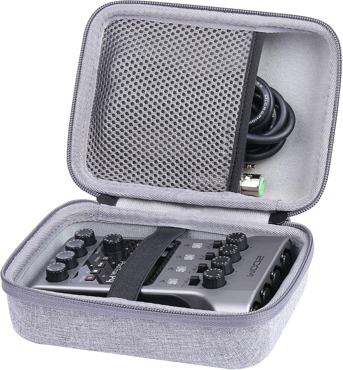 Hard Protective Case for Zoom PodTrak P4 Podcast Recorder