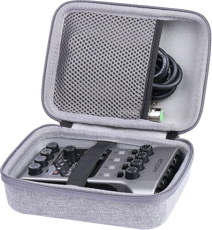 Hard Protective Case for Zoom PodTrak P4 Podcast Recorder
