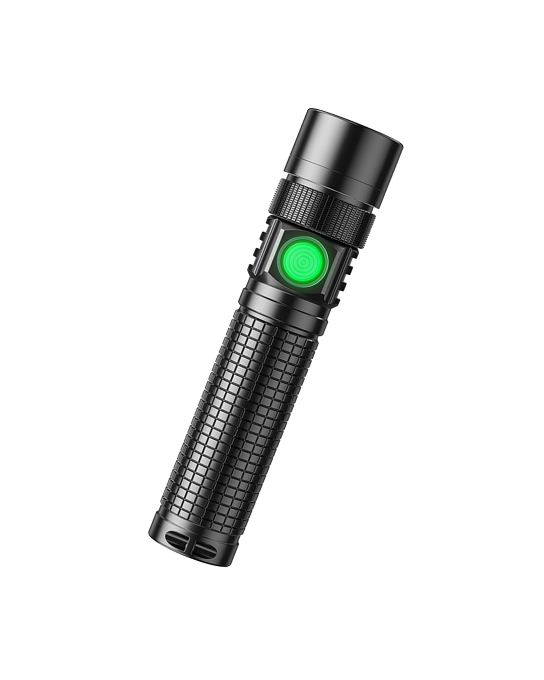 High-Lumen Rechargeable LED Flashlight – Zoomable Focus, 4 Modes (High/Medium/Strobe/SOS), USB Charging, Power Display, IPX7 Waterproof, Aluminum Alloy, 18650 Battery Included