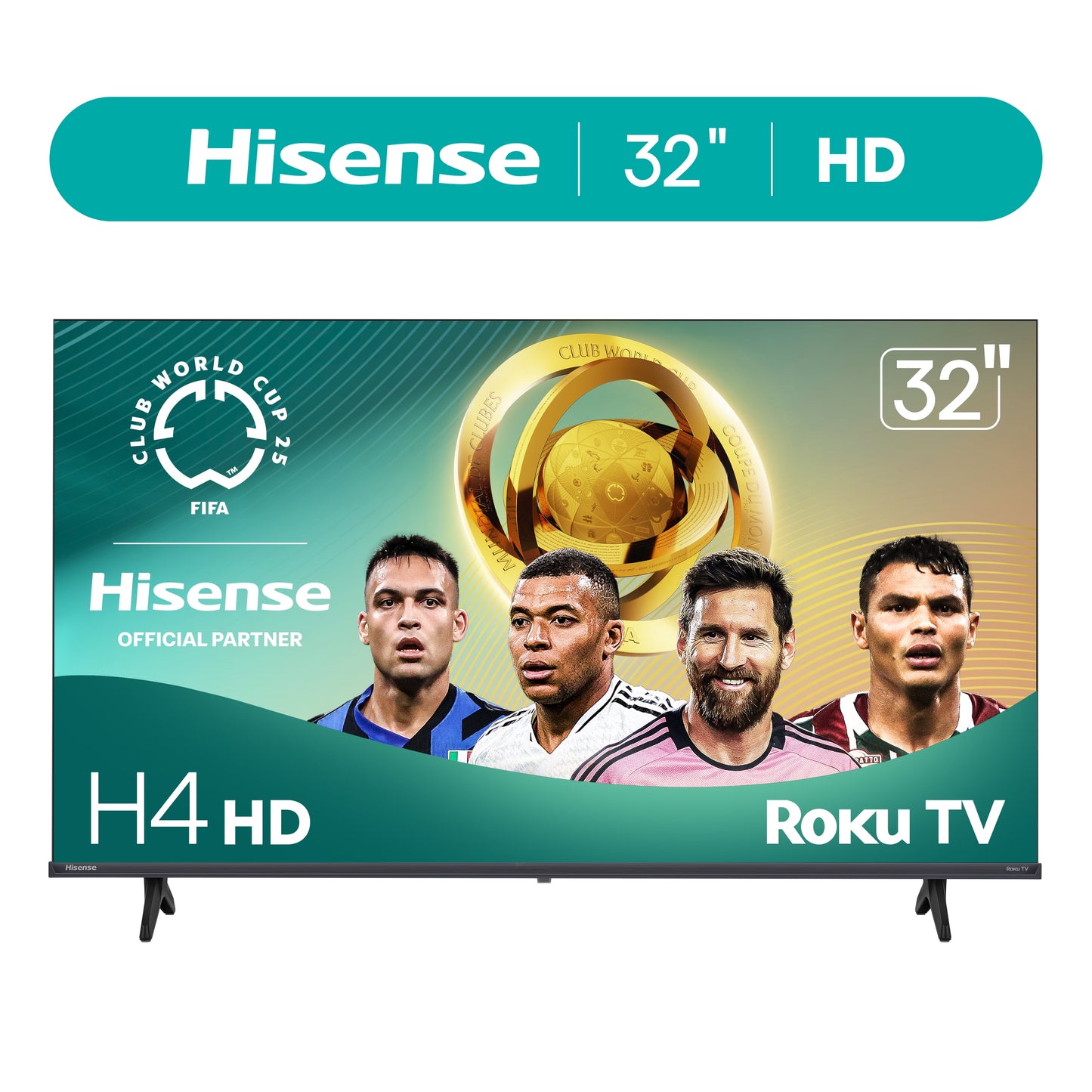 32-Inch Class H4 Series HD Roku Smart TV (32H4030F3) - 720P HD LCD Screen, LED TV, DTS Trusurround Sound, Motion Rate 120, Gmaing Mode