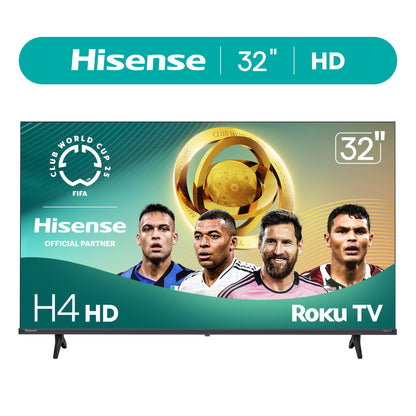 32-Inch Class H4 Series HD Roku Smart TV (32H4030F3) - 720P HD LCD Screen, LED TV, DTS Trusurround Sound, Motion Rate 120, Gmaing Mode