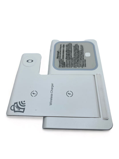 Cargador inalámbrico plegable 3 en 1: estación de carga rápida para múltiples dispositivos