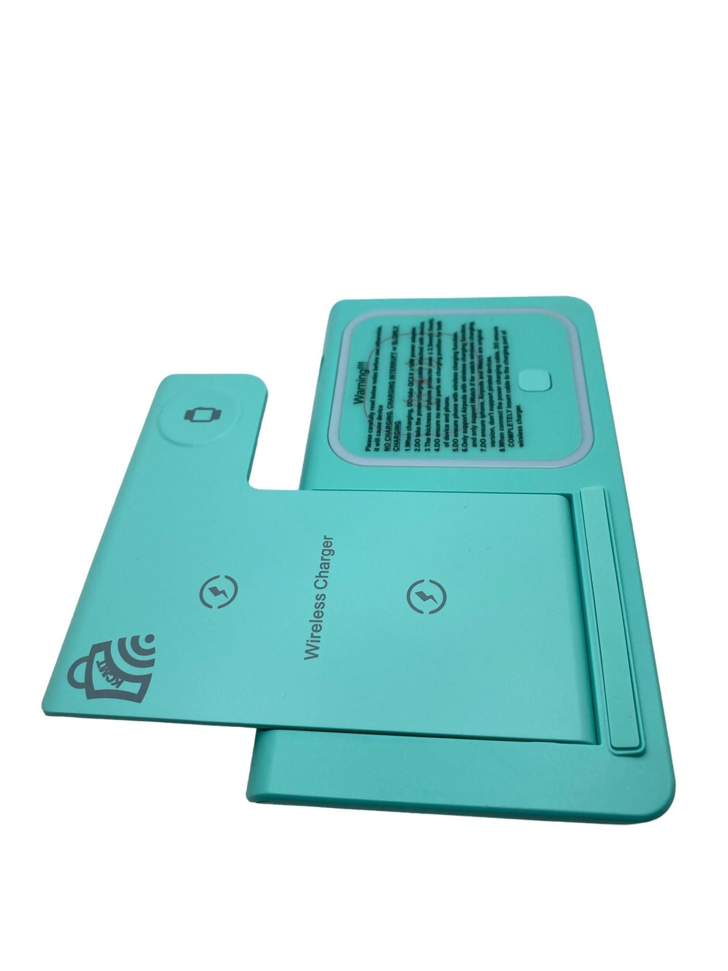 Cargador inalámbrico plegable 3 en 1: estación de carga rápida para múltiples dispositivos