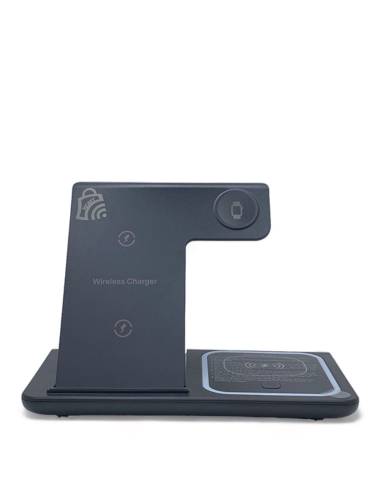 Cargador inalámbrico plegable 3 en 1: estación de carga rápida para múltiples dispositivos