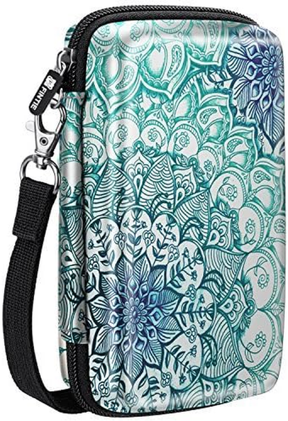 Hard EVA Protective Carrying Case for Kodak Instant Cameras and Printers – Shockproof, Soft Interior, Mesh Pocket, Shoulder Strap, Emerald, Travel-Ready for Step/Mini 2 HD/Printomatic/Smile