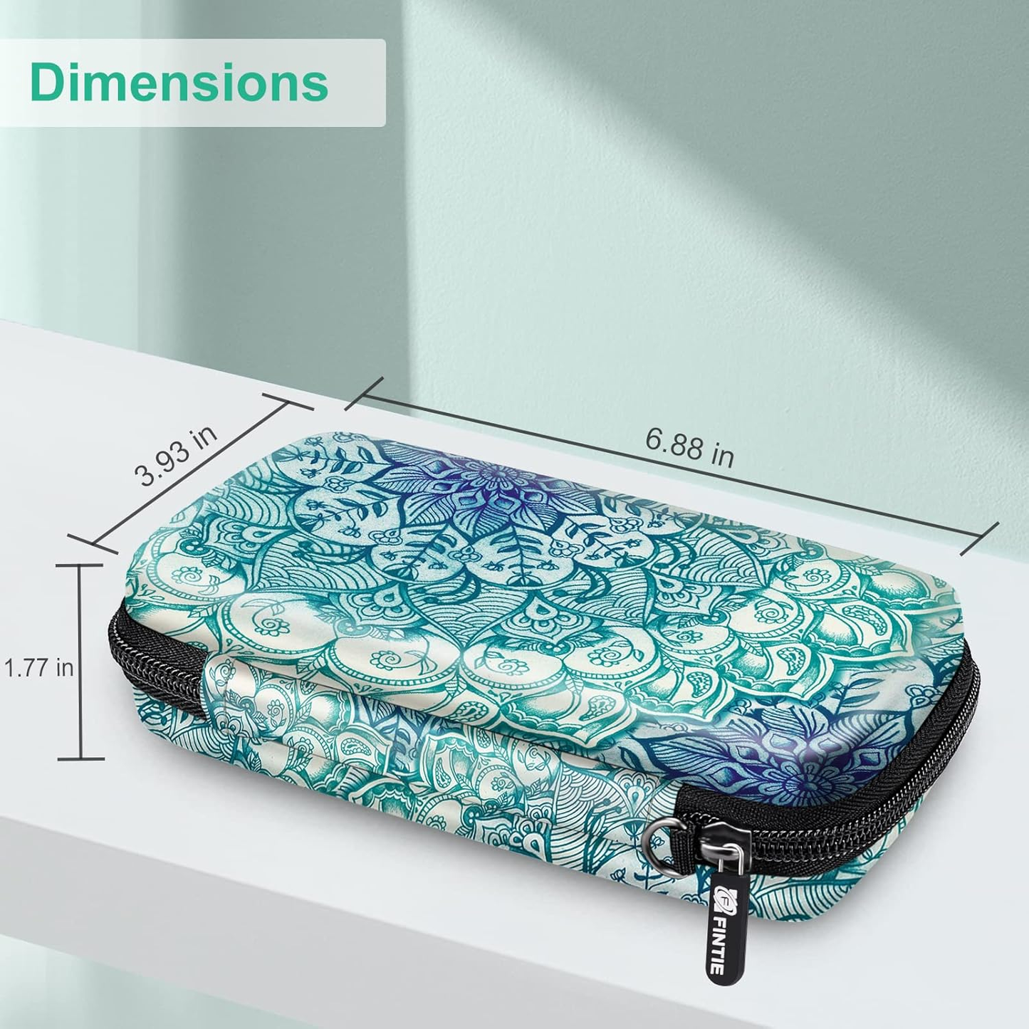 Hard EVA Protective Carrying Case for Kodak Instant Cameras and Printers – Shockproof, Soft Interior, Mesh Pocket, Shoulder Strap, Emerald, Travel-Ready for Step/Mini 2 HD/Printomatic/Smile