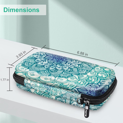 Hard EVA Protective Carrying Case for Kodak Instant Cameras and Printers – Shockproof, Soft Interior, Mesh Pocket, Shoulder Strap, Emerald, Travel-Ready for Step/Mini 2 HD/Printomatic/Smile