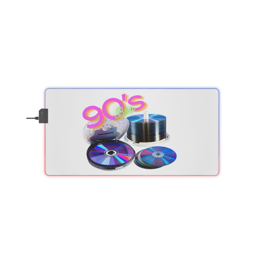 LED Desk Mat – 90s Spin