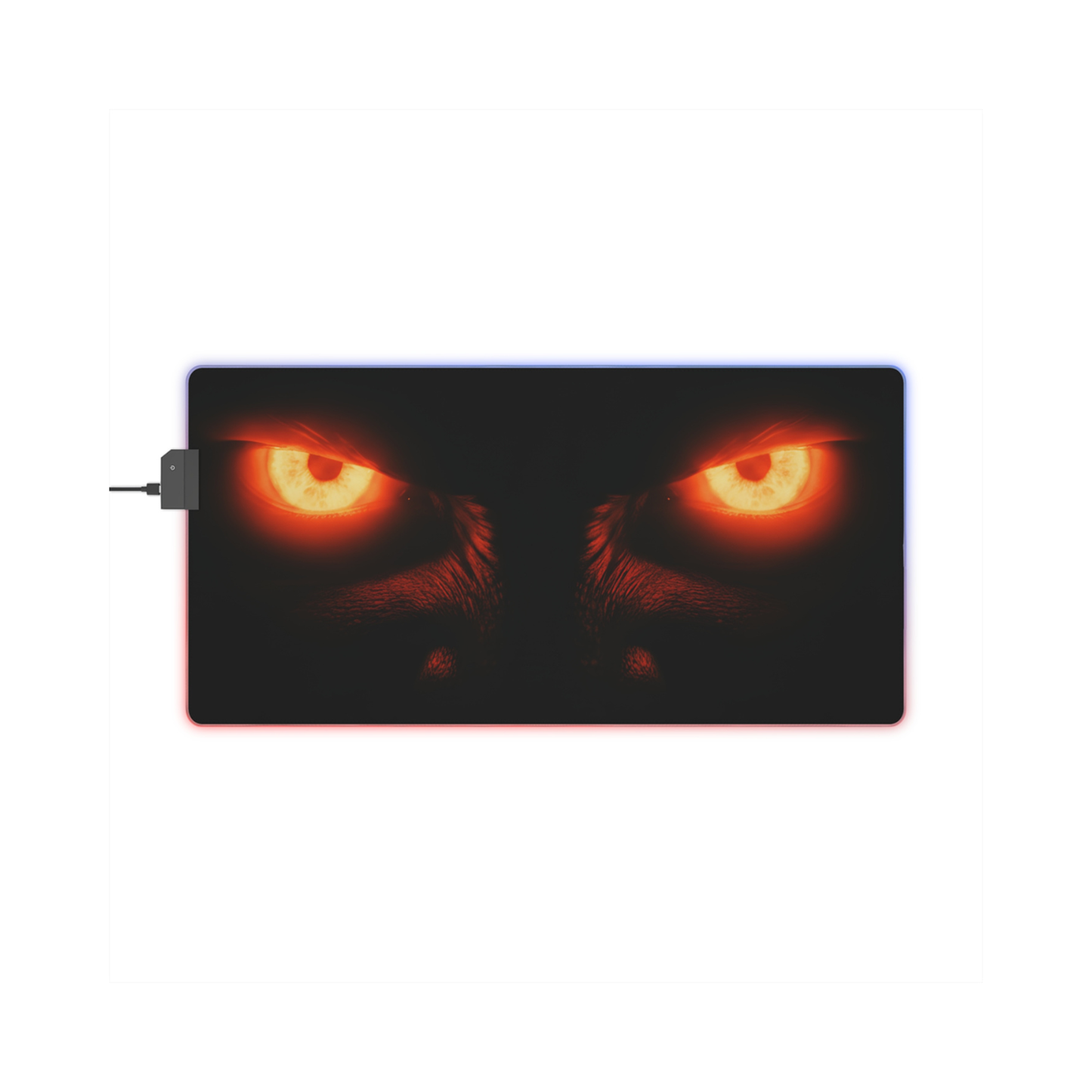 LED Desk Mat – Blazing Monster Eye