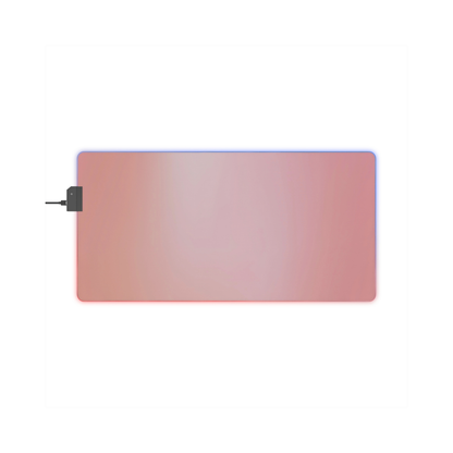 Gaming LED Desk Mat – Peachy Calm
