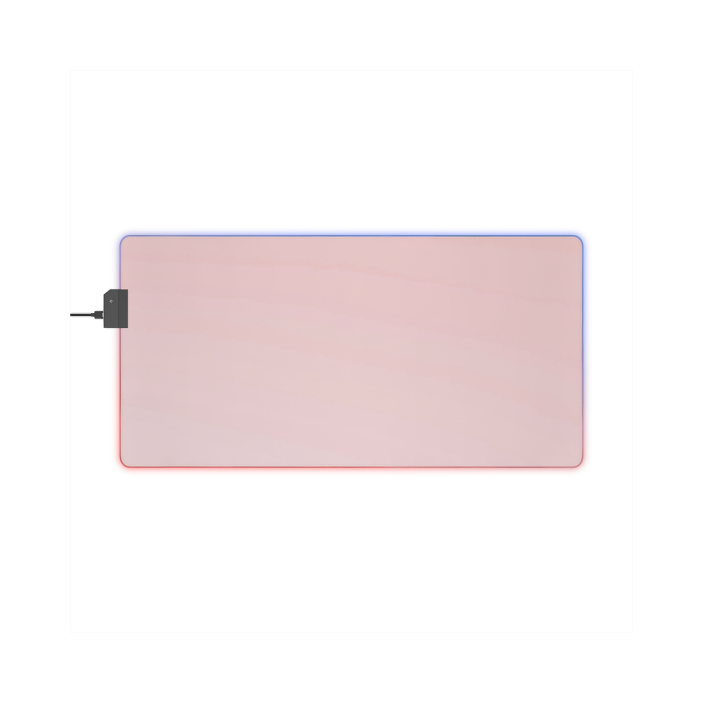 Gaming LED Desk Mat – Soft Blush