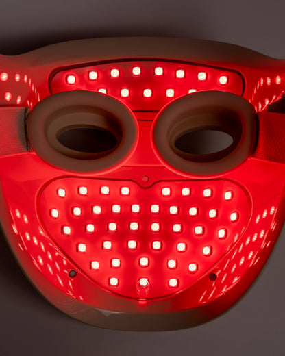 Blyss Helio Pro™ LED Therapy Mask – 4 Wavelengths, 220 LEDs, 3 Intensity Levels, USB-C Rechargeable