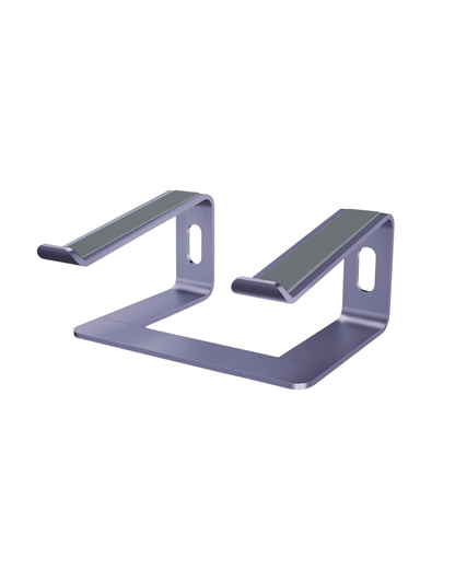 SOUNDANCE Ergonomic Aluminum Laptop Stand (LS1) – Fits 10" to 15.6" Laptops, 6" Eye-Level Lift, Detachable Portable Design, Ventilated Cooling, Non-Slip Rubber Grip, Desk Organizer