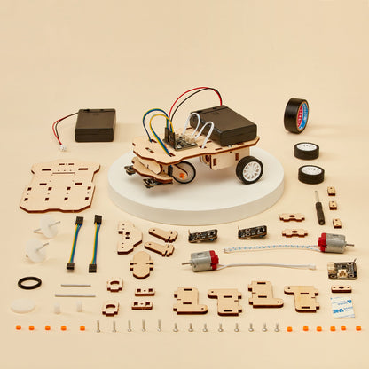 Line Follower Robot DIY Kit - Educational STEM Learning Toy