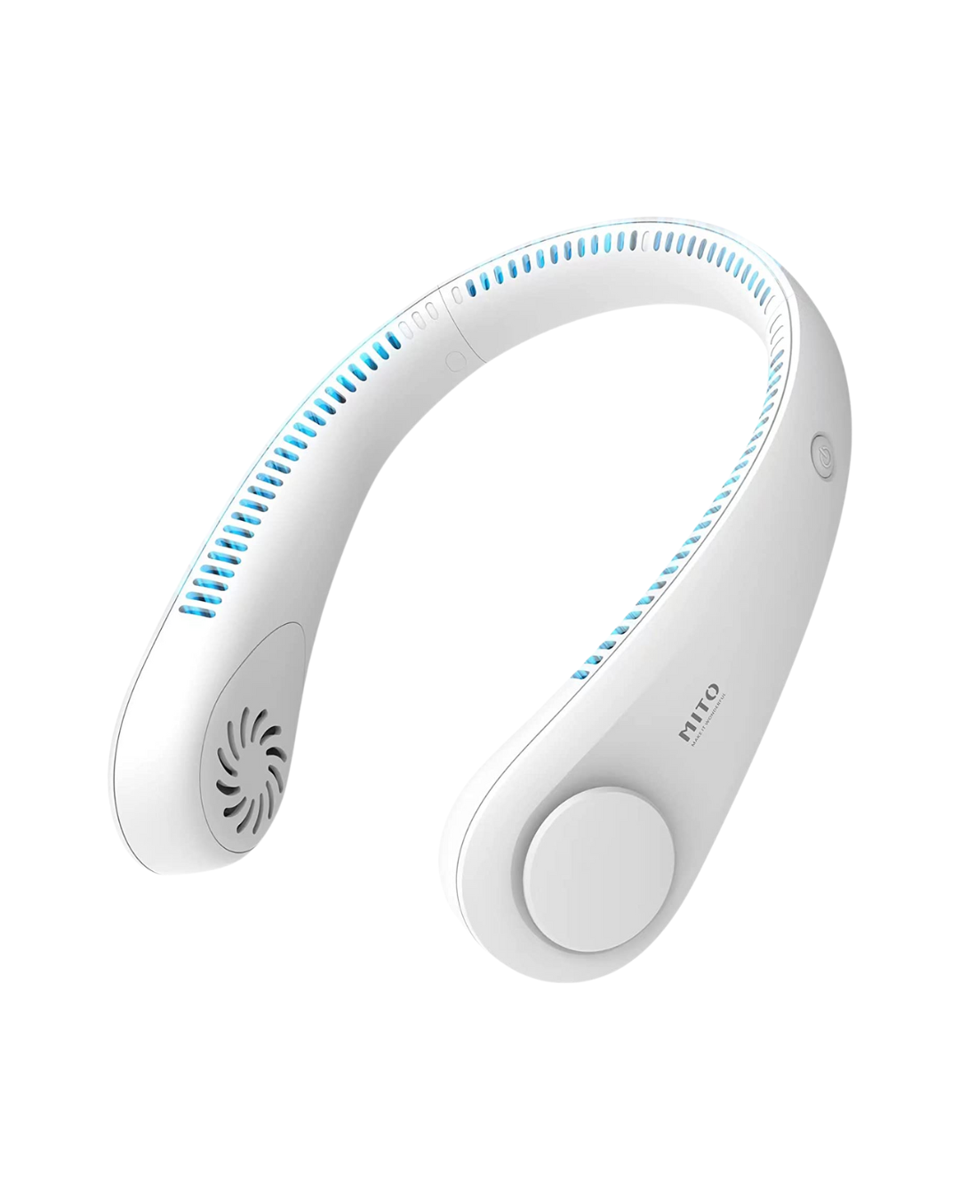 Portable Neck Fan - Bladeless Rechargeable Wearable Cooler with 3 Wind Speeds