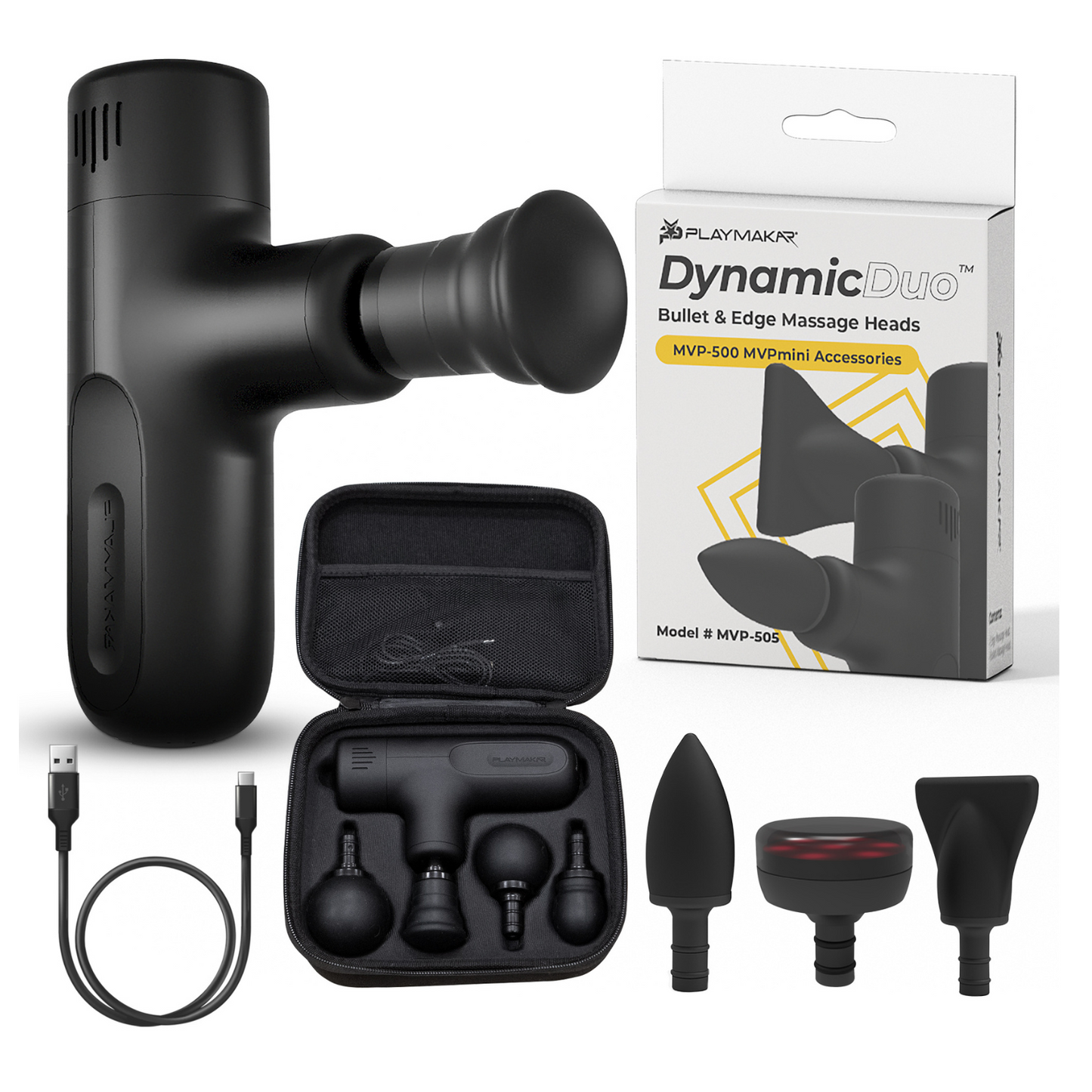 MVPmini Percussion Massage Gun - Portable Deep Tissue Recovery System