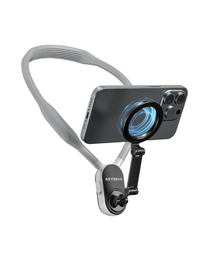 Magnetic Neck Phone Mount - MagSafe POV/Vlog Holder for iPhone & Android