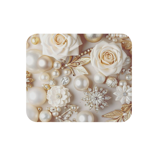 Mouse Pad – Ivory Opulence