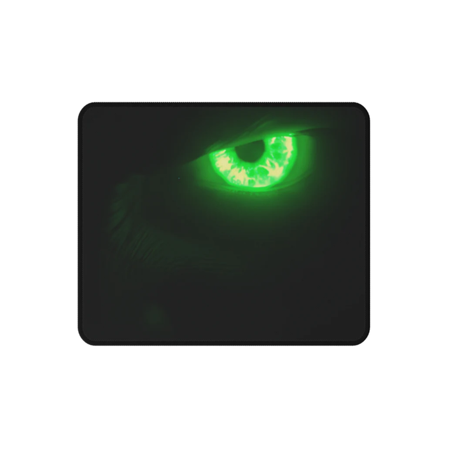 Mouse Pad – Neon Green Monster Eyes