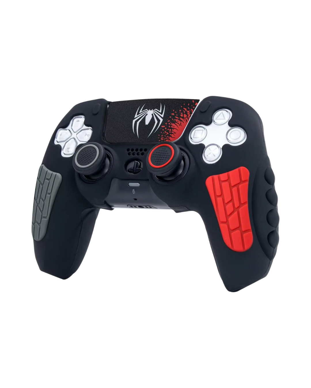 PS5 Controller Silicone Cover - Anti-Slip Skin Case, Includes Thumb Grip Caps, Full Protection