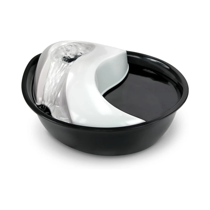Pioneer Pet Raindrop Fountain – 60 oz Filtered Pet Water Fountain, Circulating Flow, Dishwasher Safe, Modern Design