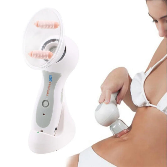 MD Ergo Body Suction Massager – Firming Skin Tool, Adjustable Suction, Dual & Single Roller Cups