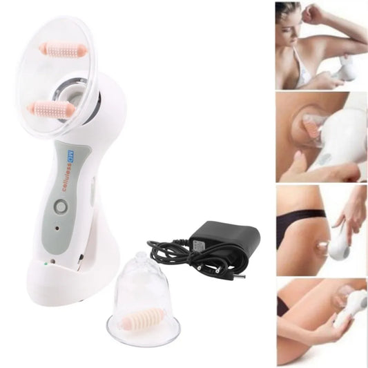 MD Ergo Body Suction Massager – Firming Skin Tool, Adjustable Suction, Dual & Single Roller Cups