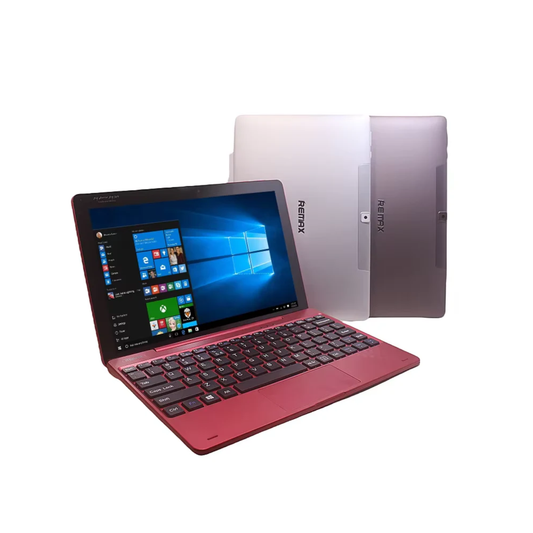 Portable 10.1'' 2-In-1 Laptop 2GB DDR RAM 32GB ROM 64Bit Windows 10 Z8350 Quad Core Tablet with Detachable Keyboard 1280X800Ips