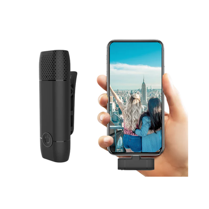 Portable Wireless Mic - Compact Audio Recorder, Tiny Design, Clear Sound