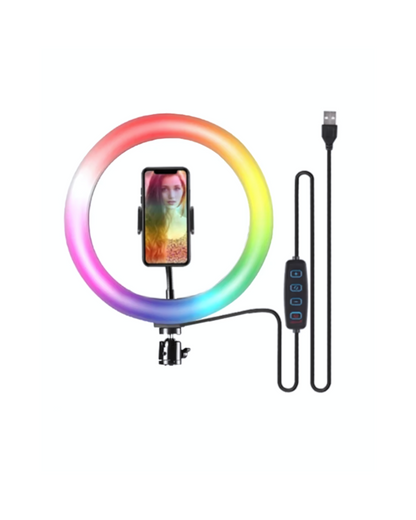 RGB Ring Light with Remote Control - Smartphone Video & Photography Lighting