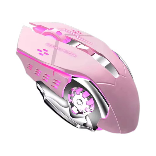 Rechargeable Bluetooth Wireless Mouse - 2.4G USB, Backlit, Multi-Device