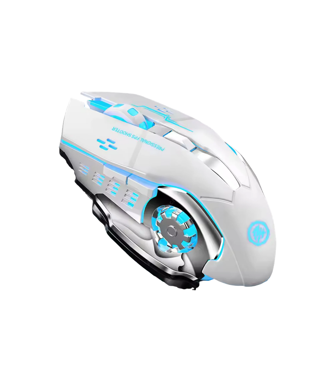 Rechargeable Bluetooth Wireless Mouse - 2.4G/USB, RGB Backlit, Universal