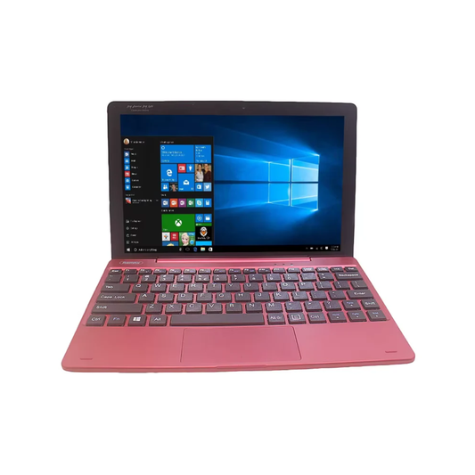 Remax 10.1" 2-In-1 Tablet Laptop – Windows 10 64-Bit, Intel Atom Z8350 Quad-Core 1.44–1.92GHz, 2GB DDR RAM, 32GB Storage + 128GB TF Expandable, HD IPS 1280×800, Dual Camera (2MP/5MP), Detachable Keyboard, WiFi, Bluetooth 4.0, 5000mAh Battery, Mini HDMI