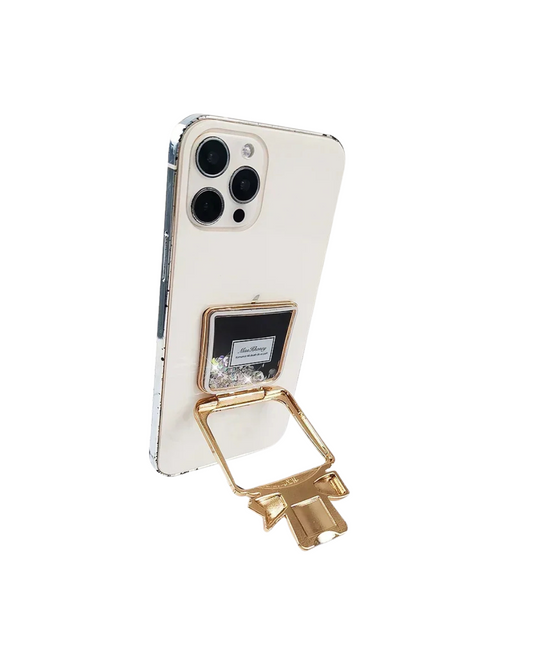 Rhinestone Perfume Mobile Phone Stand Desktop Bracket Magsafe Cellphone Grip Phone Accessories Phone Stand Holder Adhesive Style