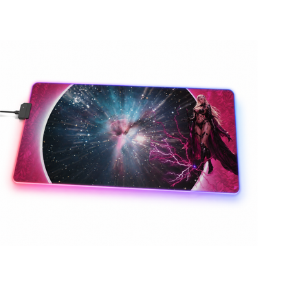 Gaming LED Desk Mat – Starborn Fury