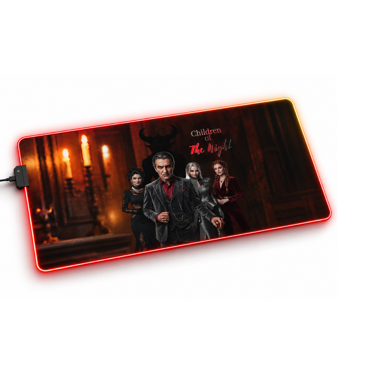 Gaming LED Desk Mat – Dark Dynasty