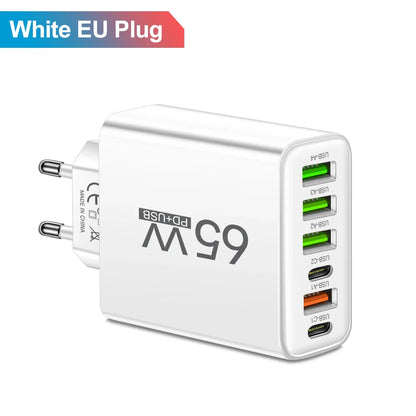 USB Wall Charger – 6-Port Fast Charging