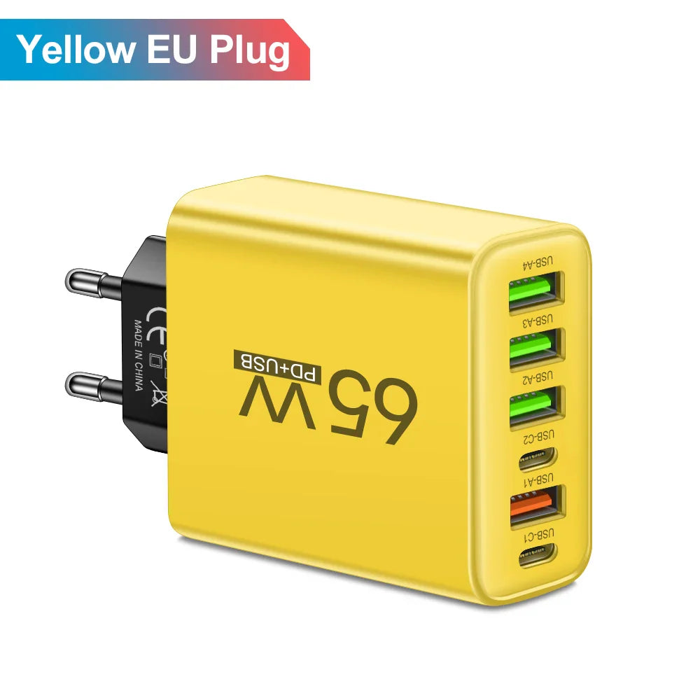 USB Wall Charger – 6-Port Fast Charging