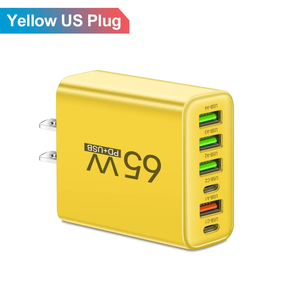 USB Wall Charger – 6-Port Fast Charging