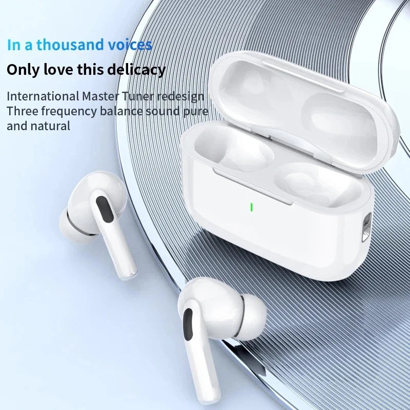 2025 Air Pro True Wireless Bluetooth Earbuds – Active Noise Cancellation, Low Latency, AAC Codec, Bluetooth 5.0, HiFi Sound, Built-In Mic, App Support, For iPhone & Android