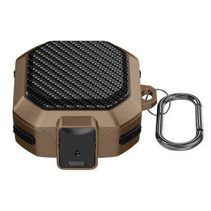 Switch Buckle Armor Case Cover for Samsung Galaxy Buds – Secure Lock Design with Buckle Hook, Protective Plastic Shell