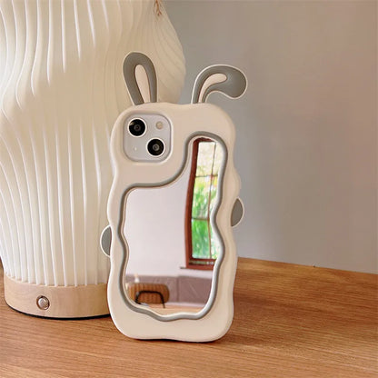 Mirror Phone Case – Bunny Design