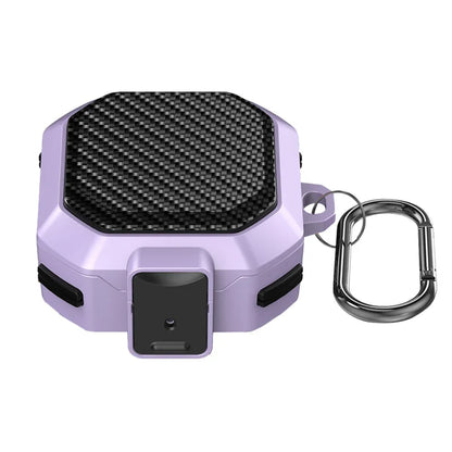 Switch Buckle Armor Case Cover for Samsung Galaxy Buds – Secure Lock Design with Buckle Hook, Protective Plastic Shell