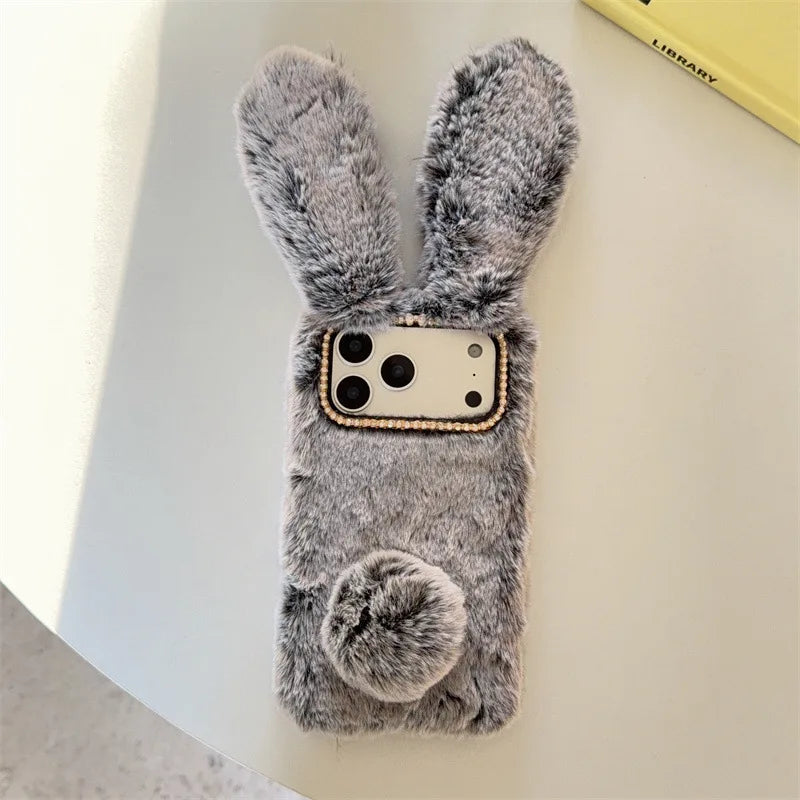 Protective Phone Case – Plush Bunny Ears
