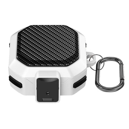 Switch Buckle Armor Case Cover for Samsung Galaxy Buds – Secure Lock Design with Buckle Hook, Protective Plastic Shell