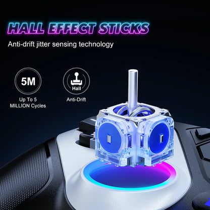 Ps5 Wireless Controller for Ps5 Console Gaming Controller Bluetooth Gamepad with Turbo Dual Sense Vibrate Programming