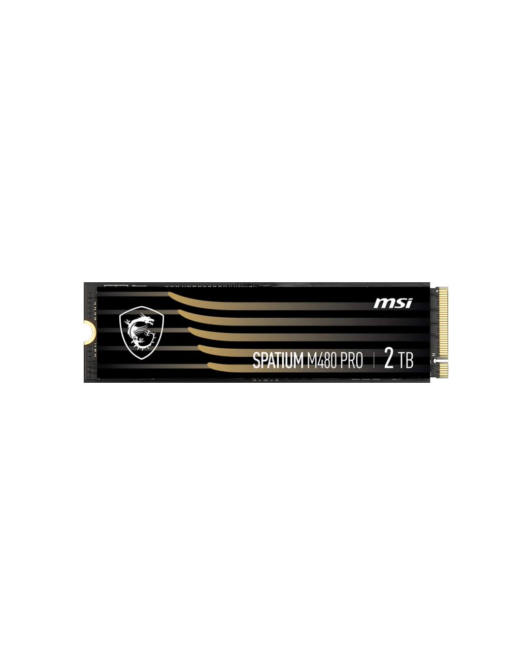 MSI SPATIUM M480 PRO 2TB NVMe SSD - PCIe 4.0 M.2 Internal Solid State Drive