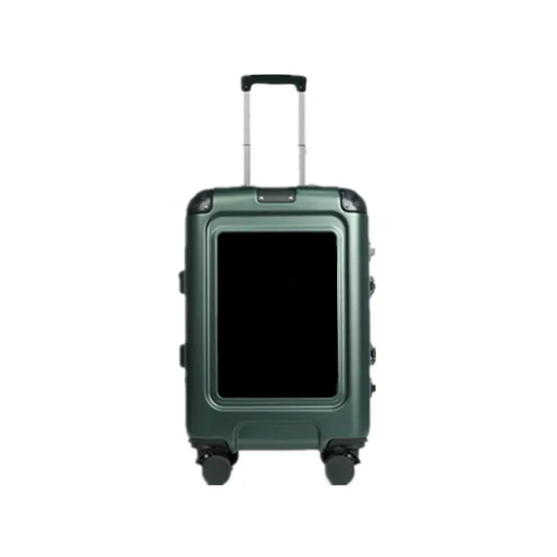 LED Smart Suitcase Trip Cabin Luggage Travel Suitcases Cabin Carrier 20 Inch Carrier Trolley Case Carry-On Suitcase